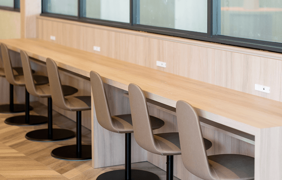 練習の余韻を味わう
くつろぎのカフェスペース。 - 3